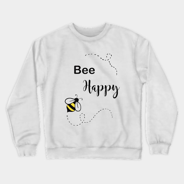 Bee happy Crewneck Sweatshirt by Holailustra